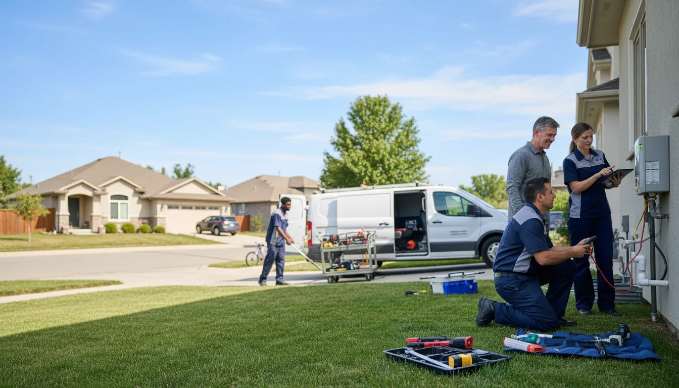 Tankless water heater service in New Eagle, PA